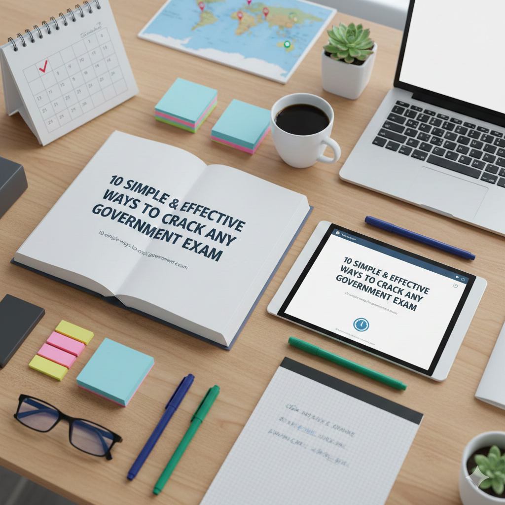 10 Simple Ways to Crack Government Exams on Your First Attempt