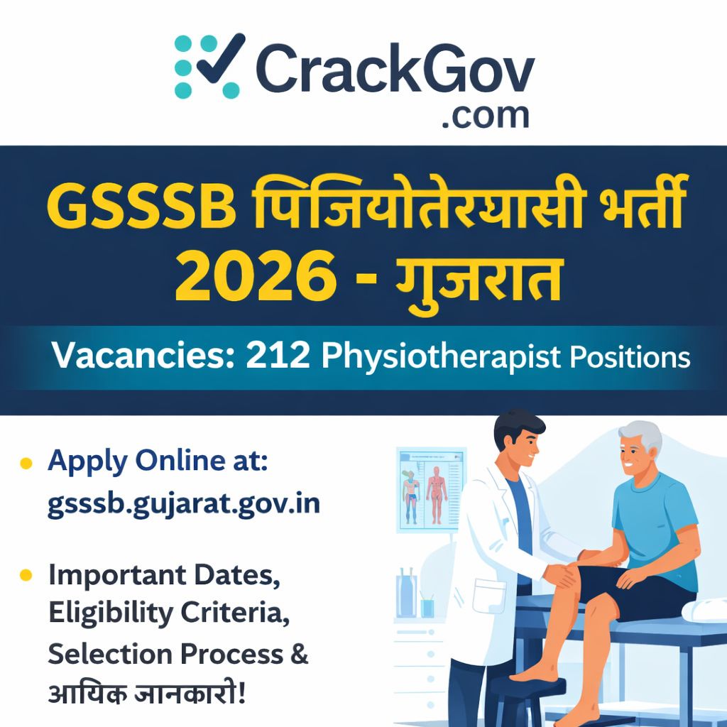 GSSSB Physiotherapist Recruitment 2026