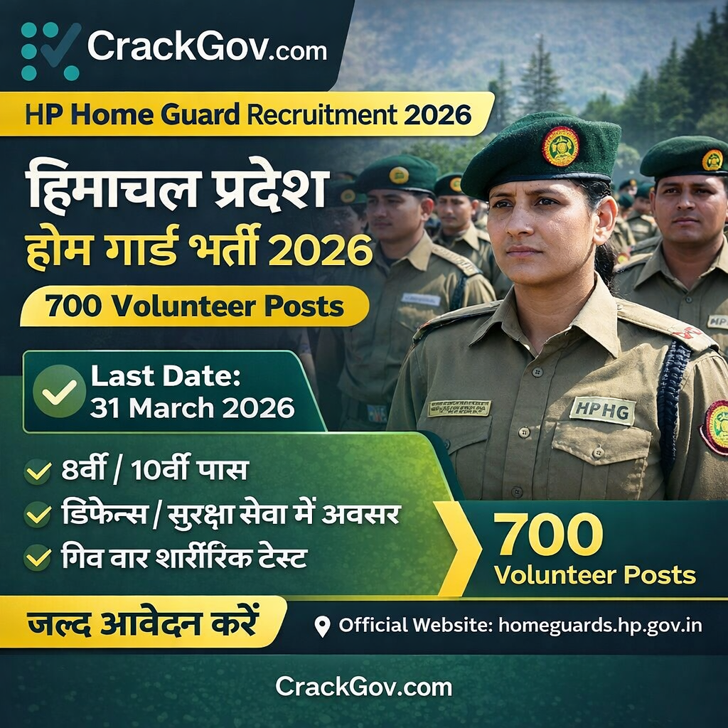 HP Home Guard Volunteers Recruitment 2026 – 700 Posts
