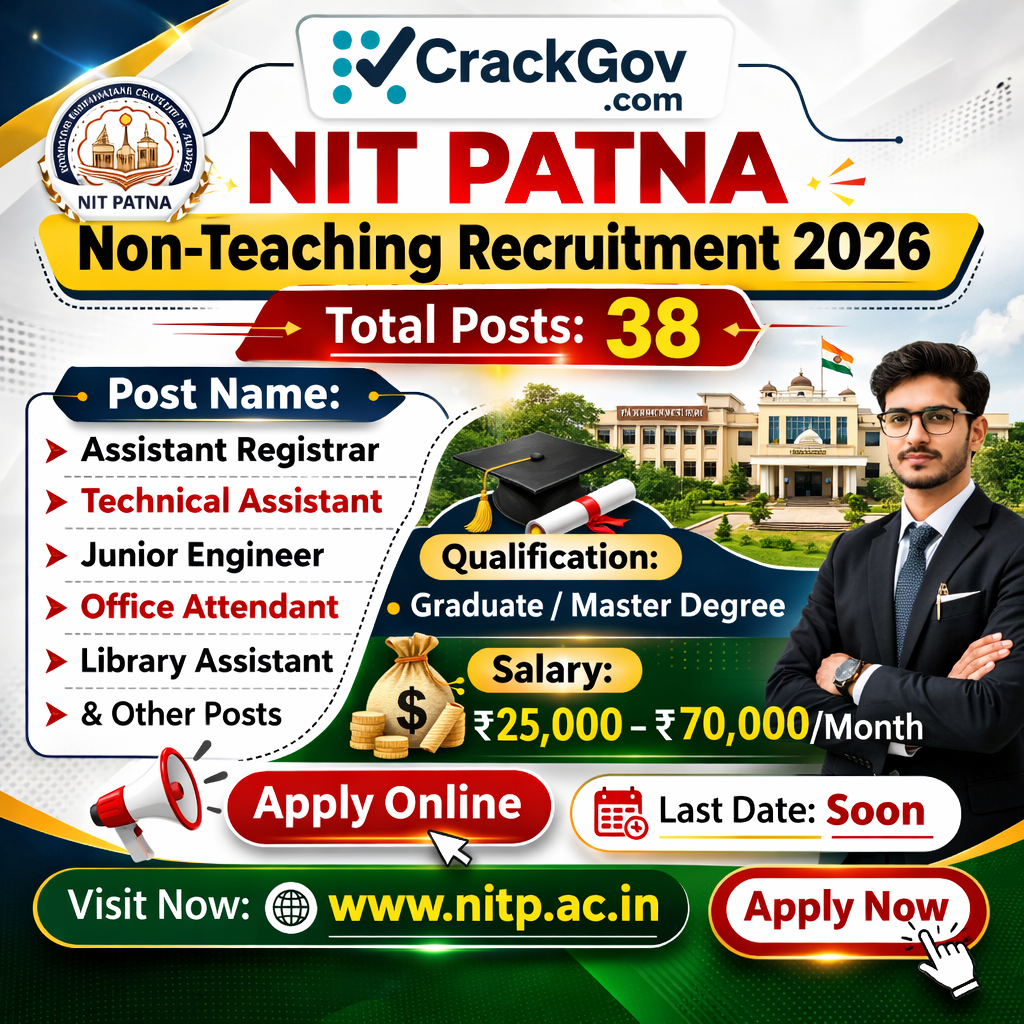 NIT Patna Non Teaching Recruitment 2026