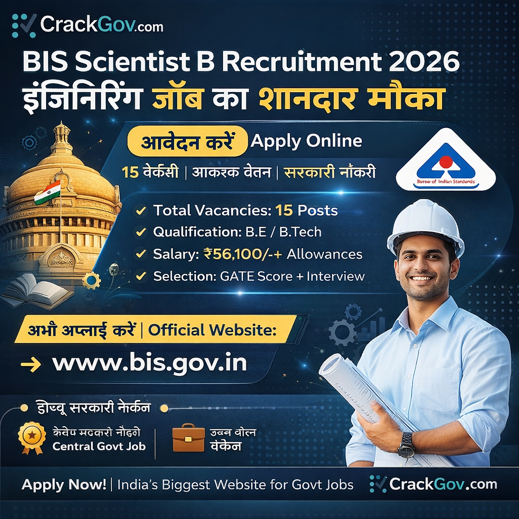 BIS Scientist B Recruitment 2026
