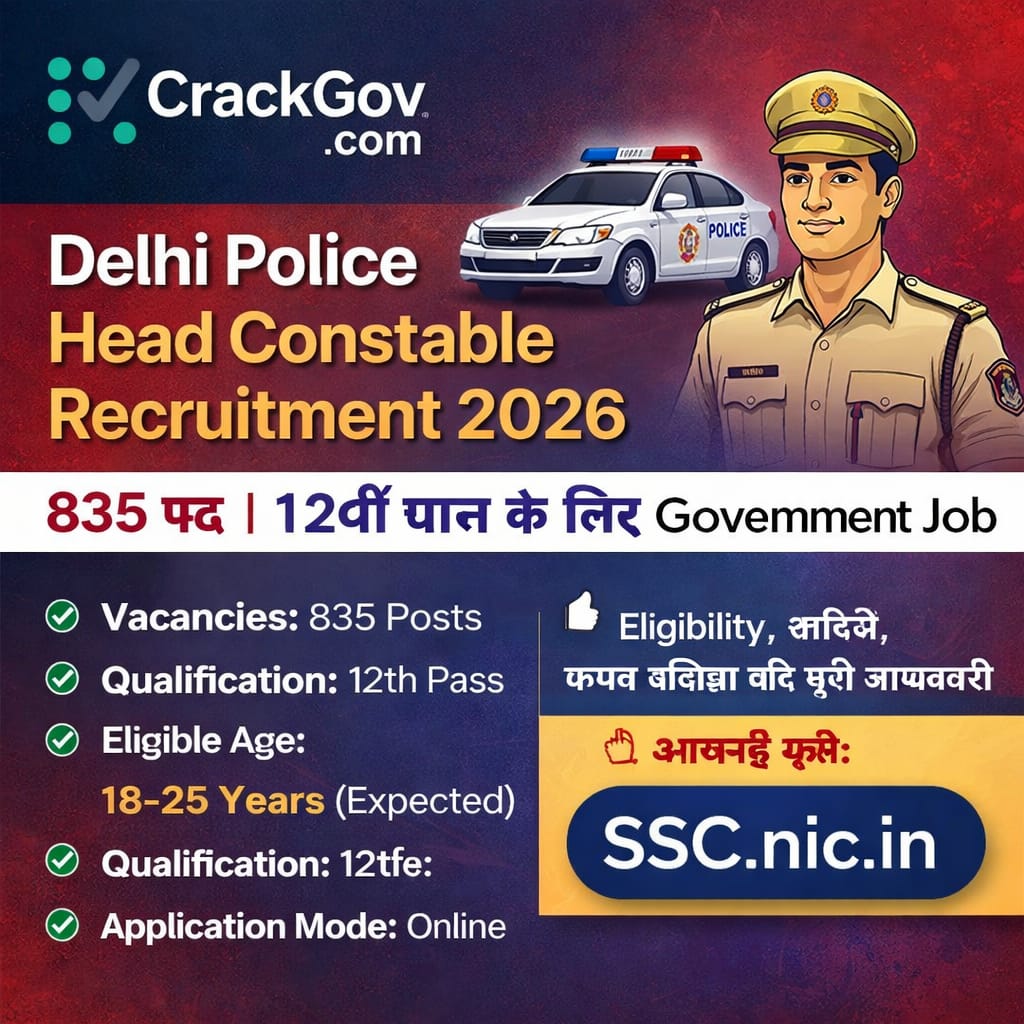 Delhi Police Head Constable Recruitment 2026