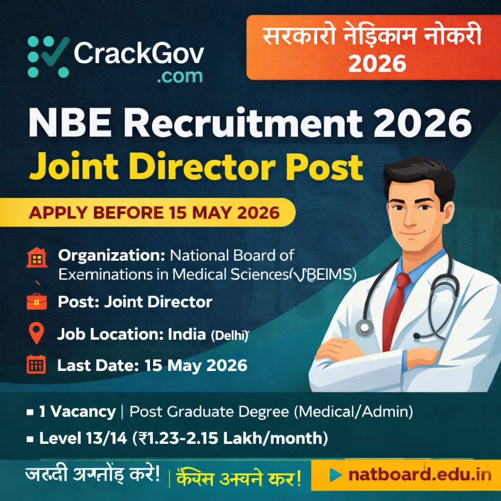 NBEMS Joint Director Recruitment 2026