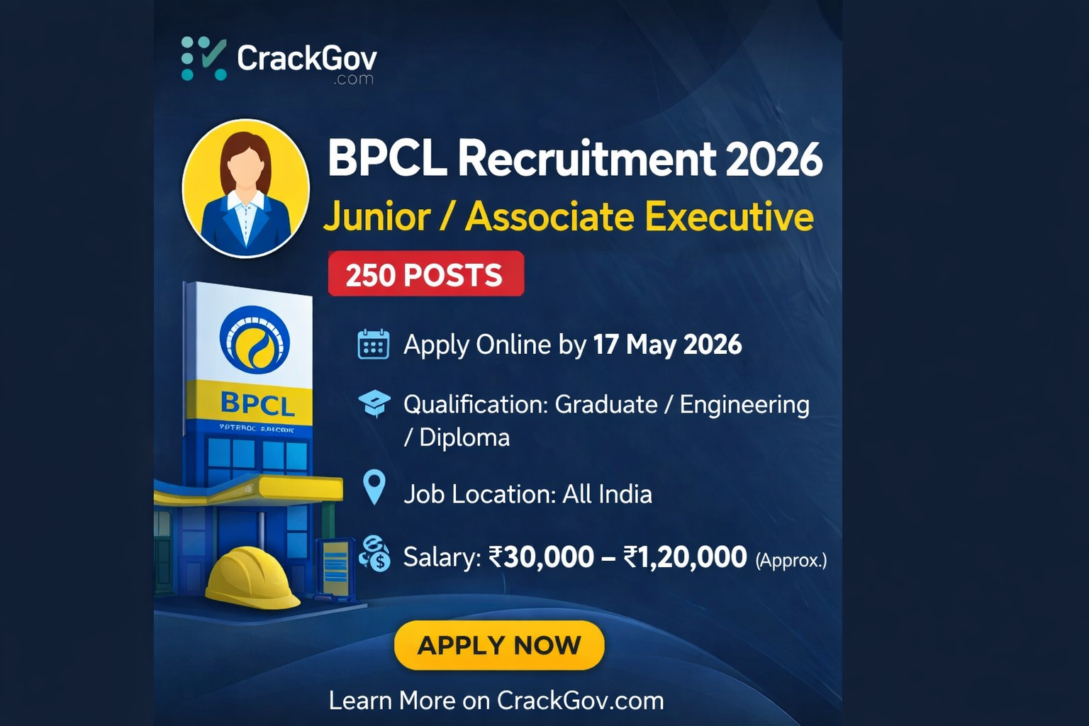 BPCL Junior Executive / Associate Executive Recruitment 2026