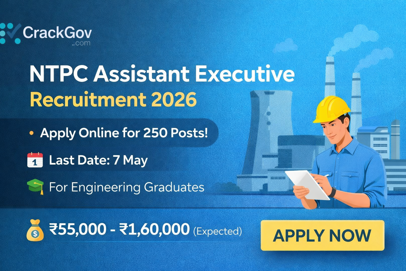NTPC Assistant Executive Recruitment 2026