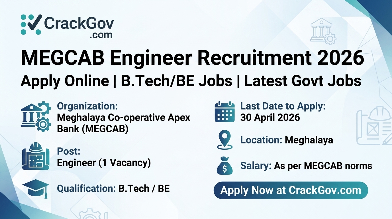 MEGCAB Engineer Recruitment 2026 Apply Online