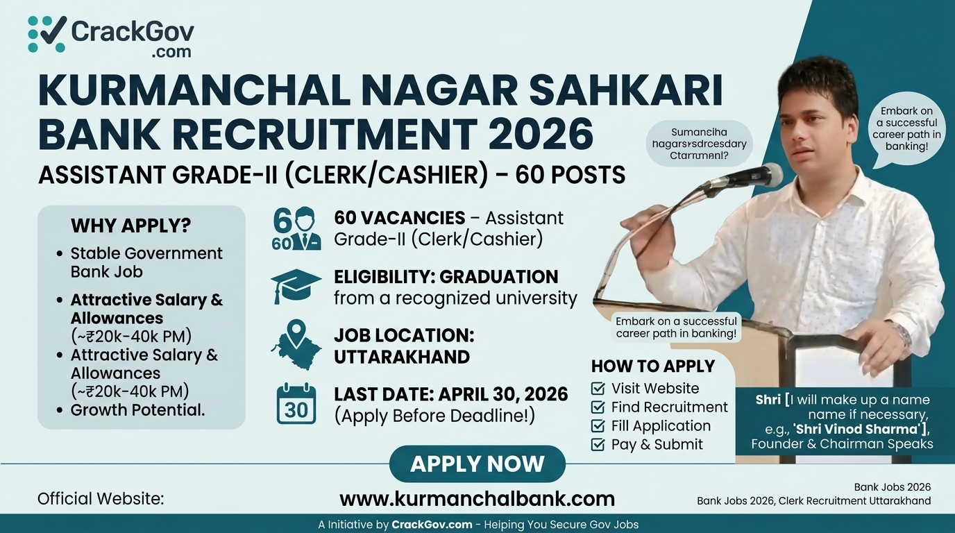 Kurmanchal Bank Assistant Grade-II Recruitment 2026