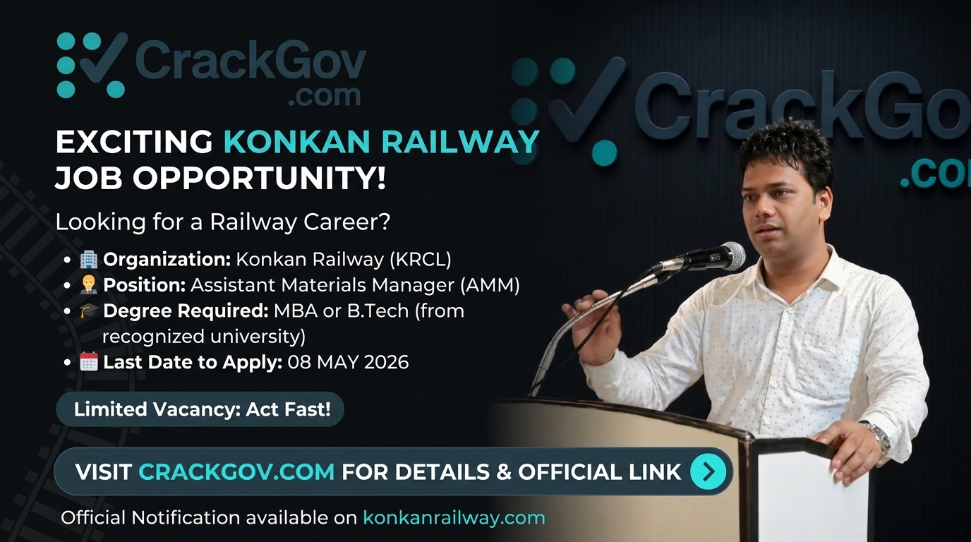 Konkan Railway Assistant Materials Manager Recruitment 2026