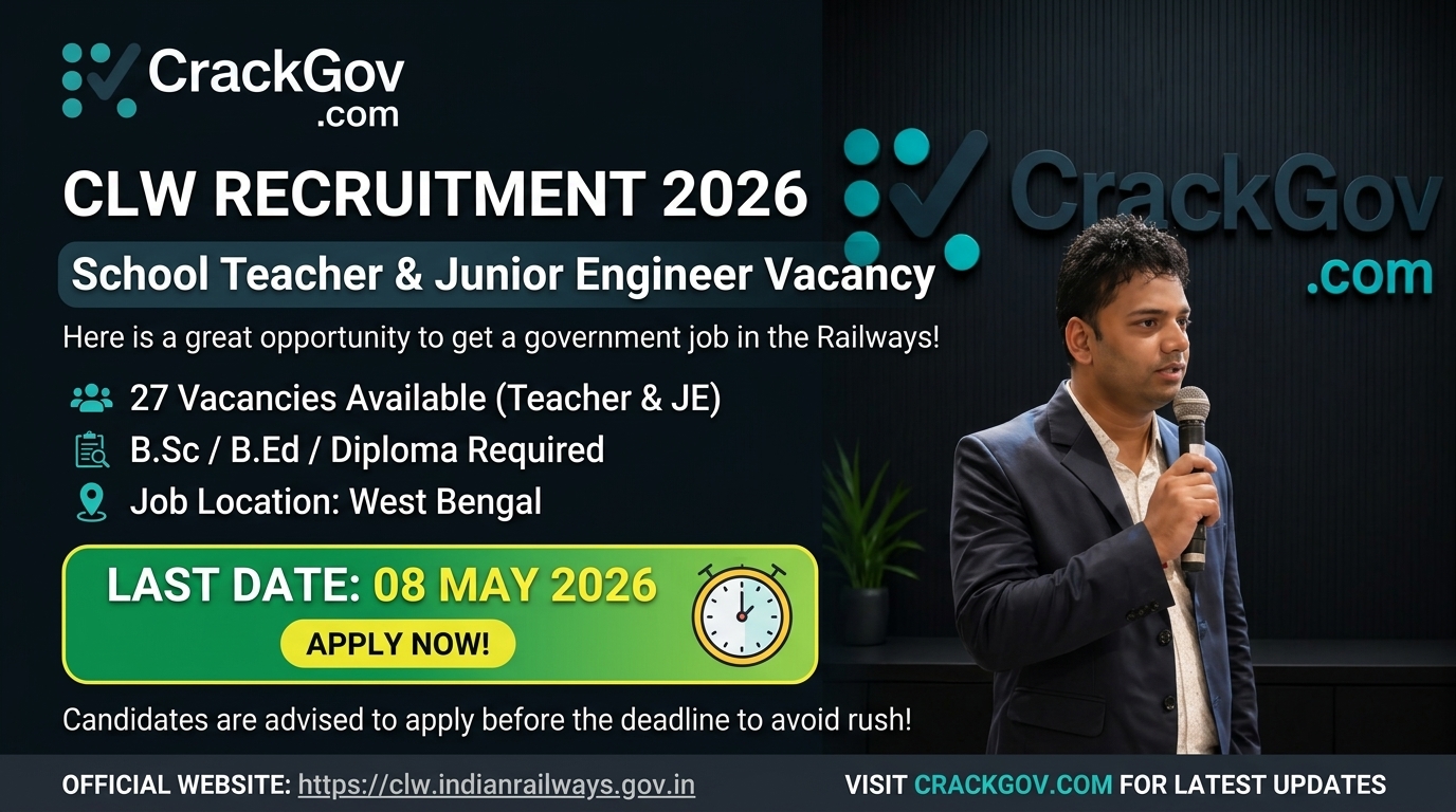 CLW School Teacher & Junior Engineer Recruitment 2026