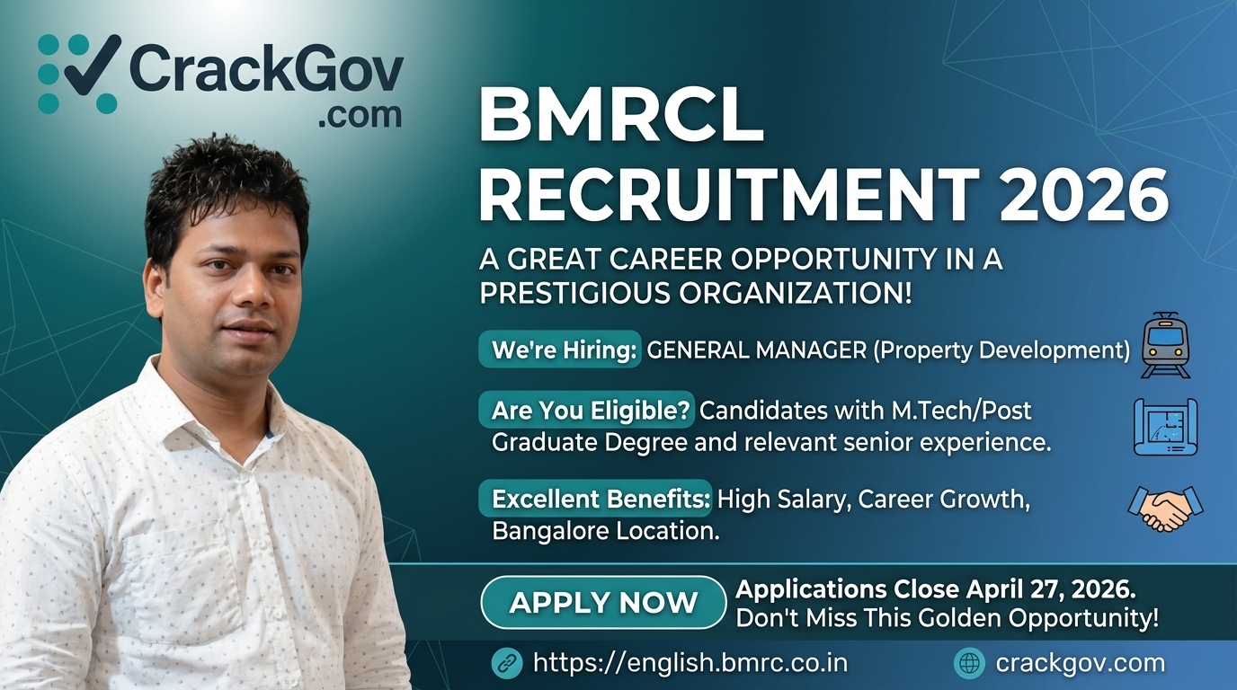 BMRCL General Manager (Property Development) Recruitment 2026