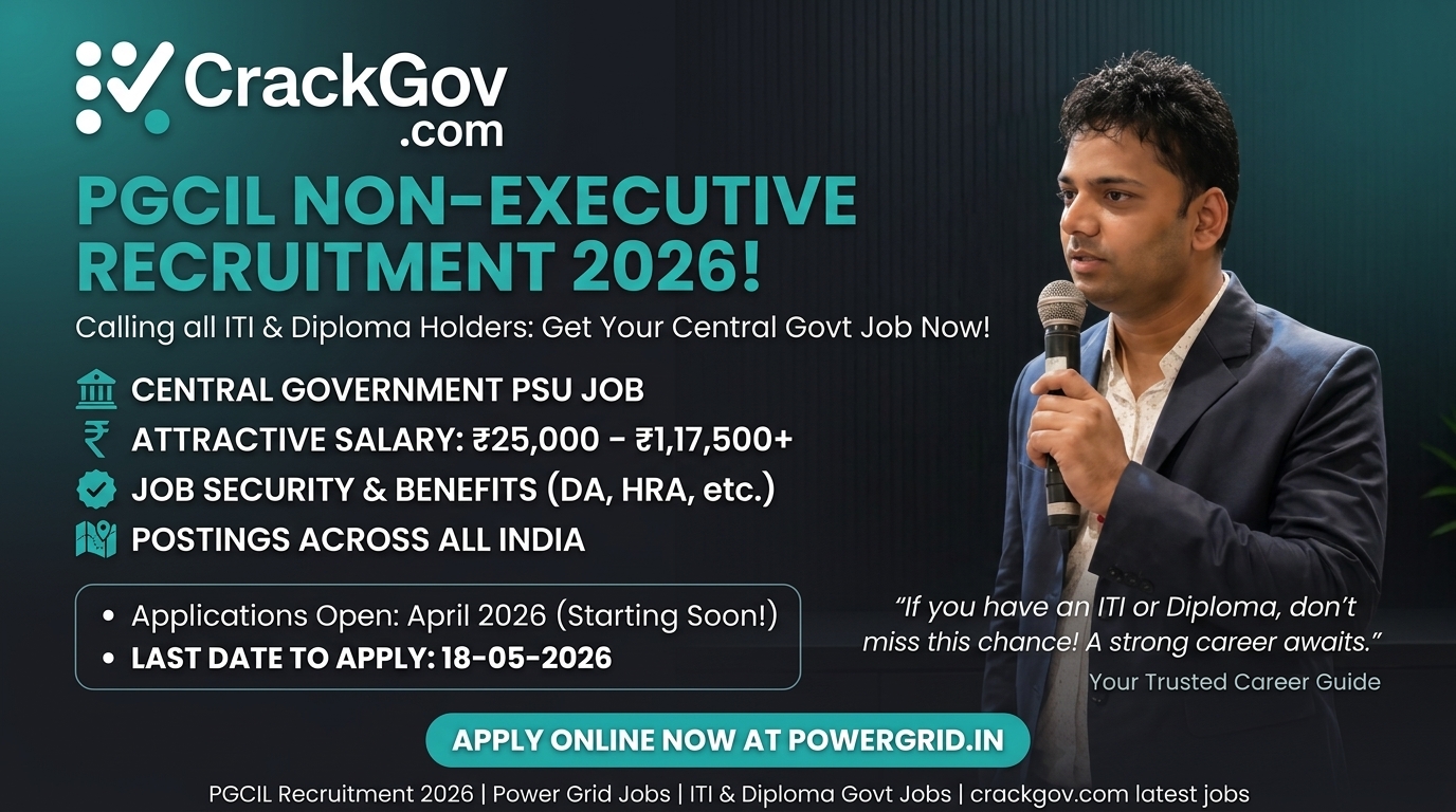 PGCIL Non-Executive Recruitment 2026 Apply Online for ITI/Diploma Posts