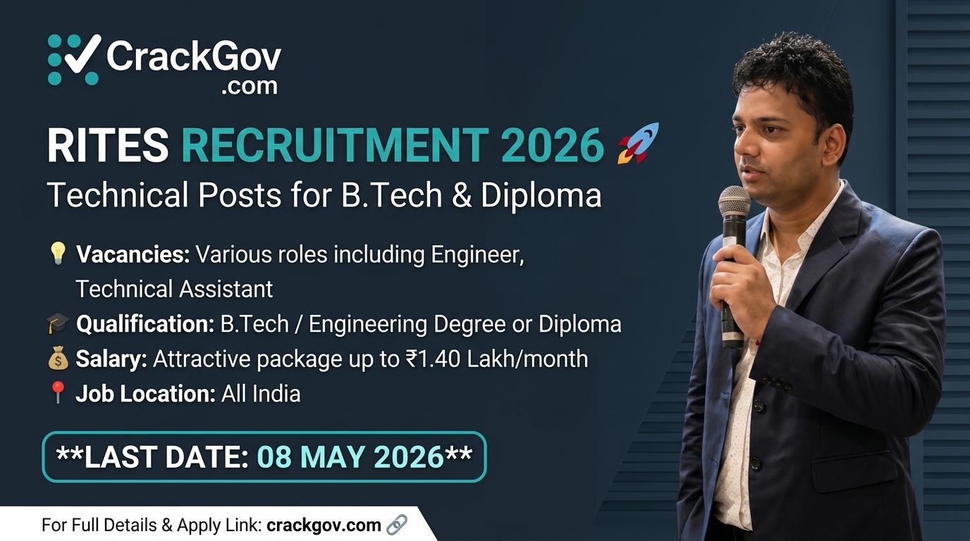 RITES Recruitment 2026 Apply Online for Various Technical Posts
