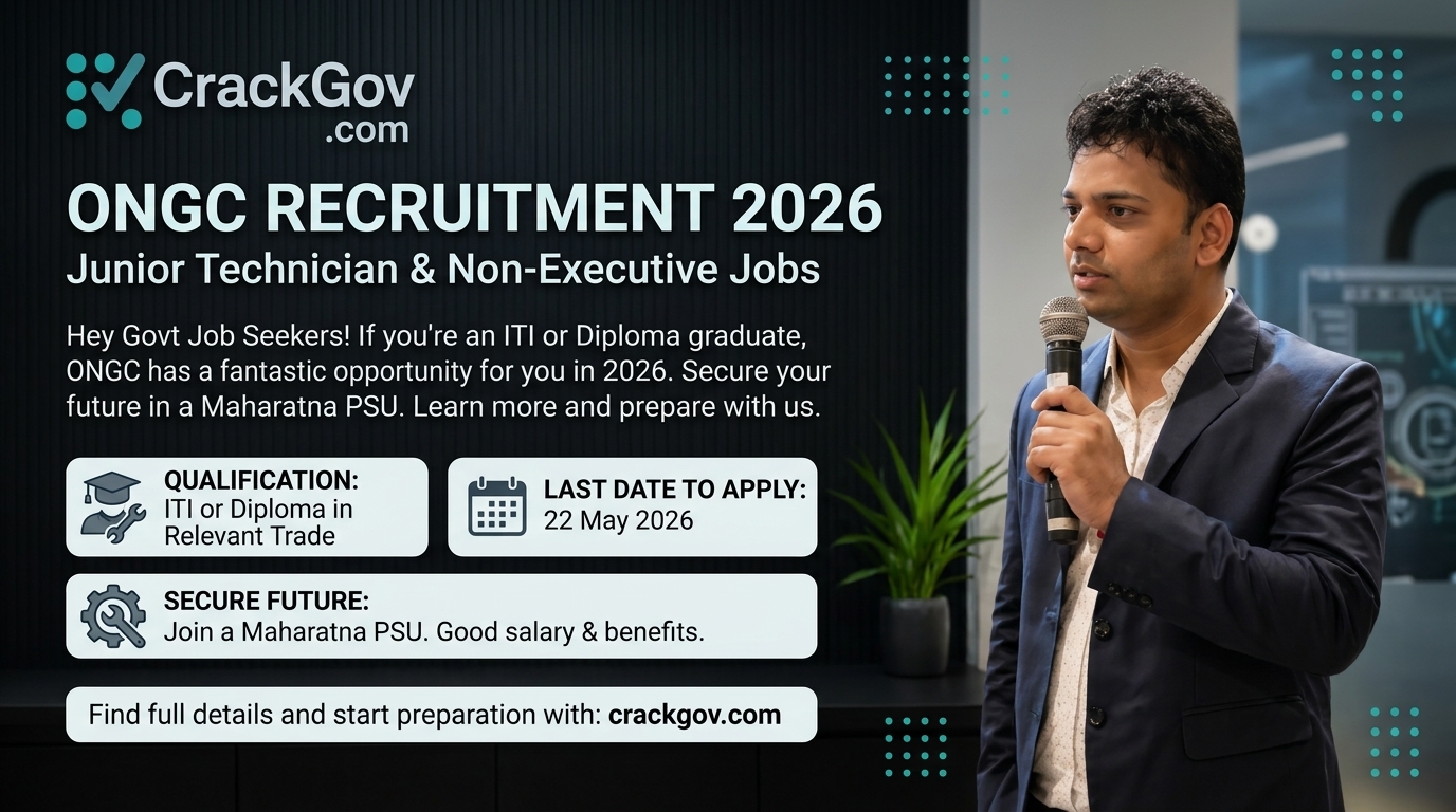 ONGC Junior Technician & Non-Executive Recruitment 2026