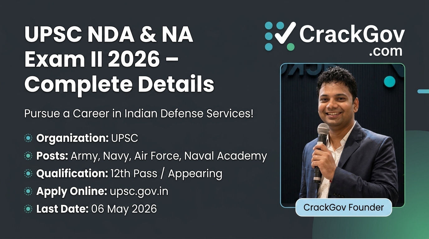 UPSC NDA & NA Exam II Recruitment 2026