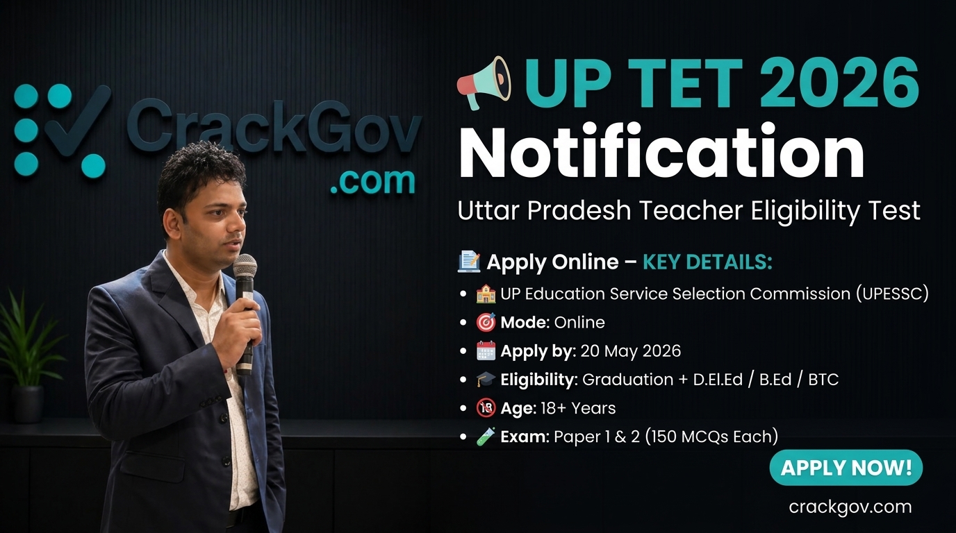UP TET 2026 Notification Apply Online
