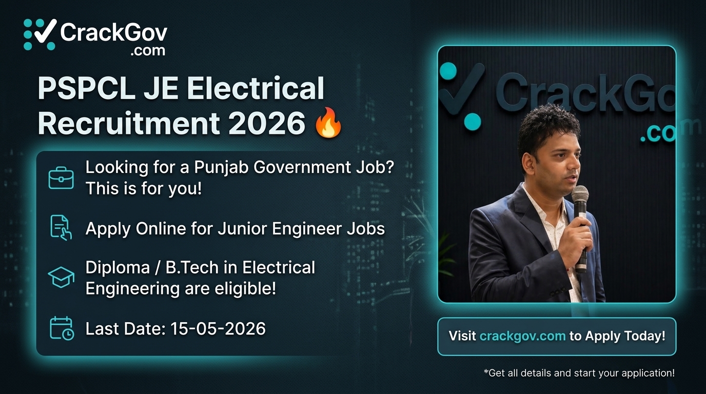 PSPCL JE Electrical Recruitment 2026