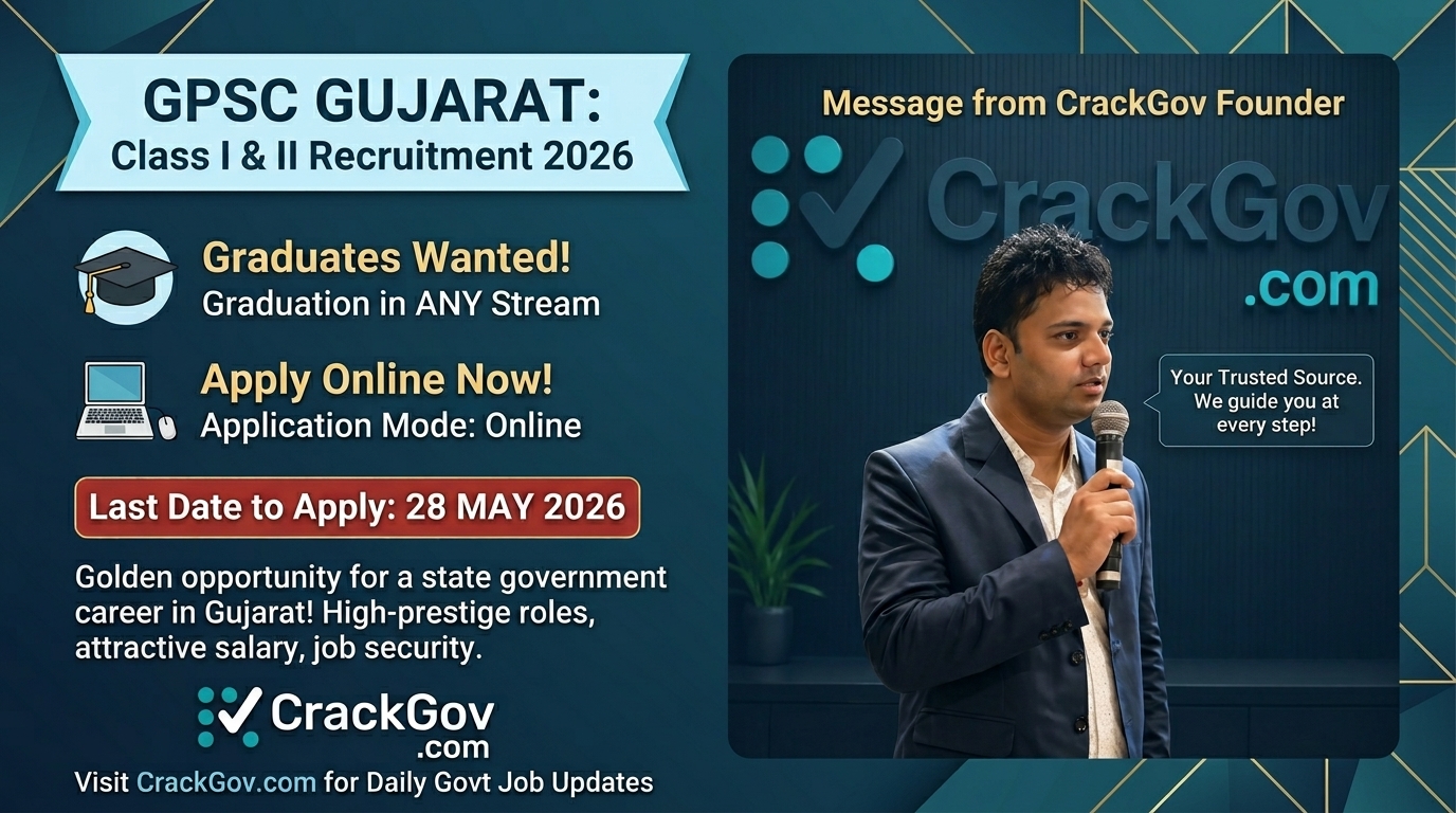 GPSC Gujarat Class I & II Recruitment 2026