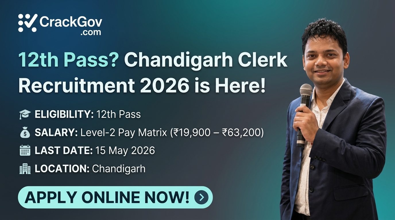 Chandigarh Clerk Recruitment 2026 Apply Online for Various Posts
