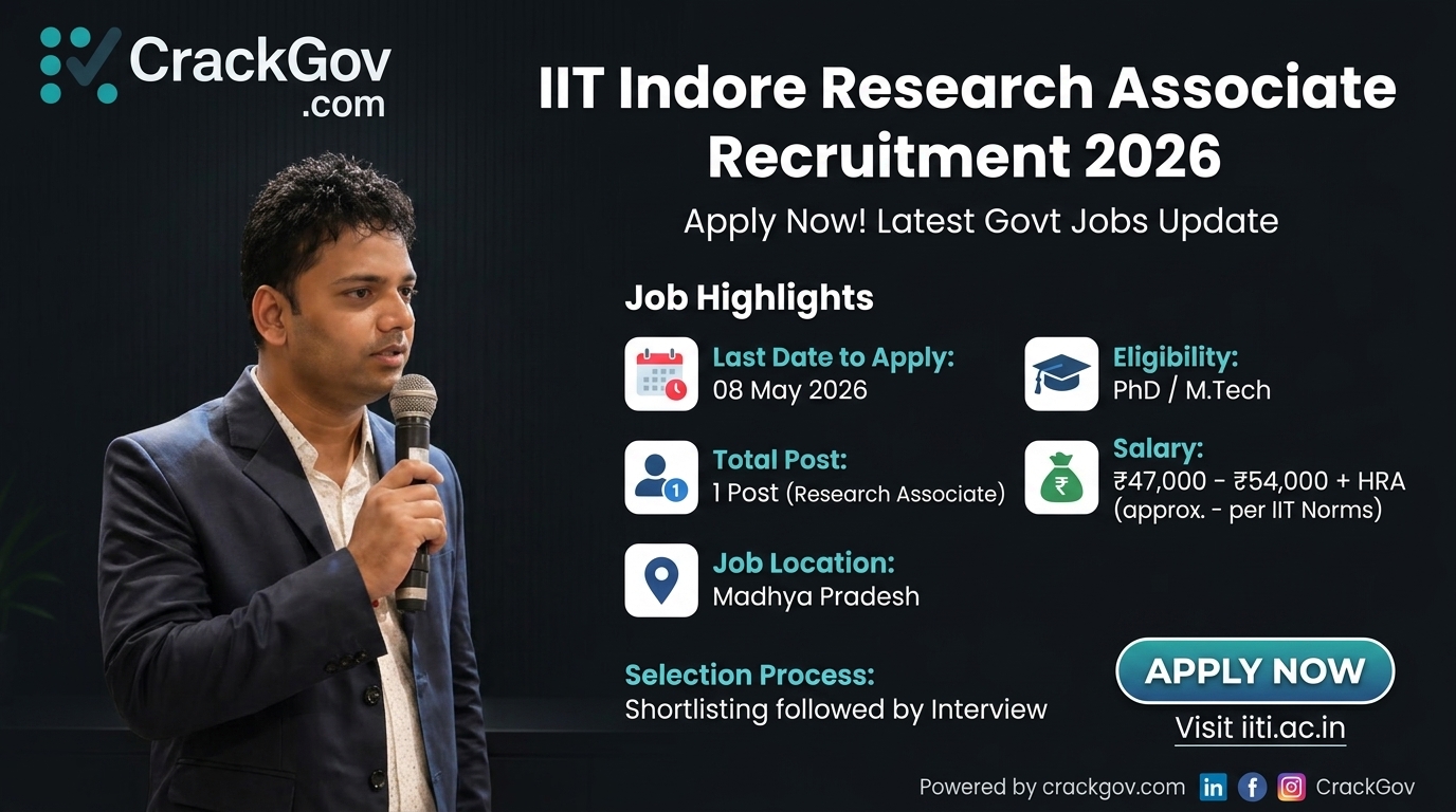 IIT Indore Research Associate Recruitment 2026