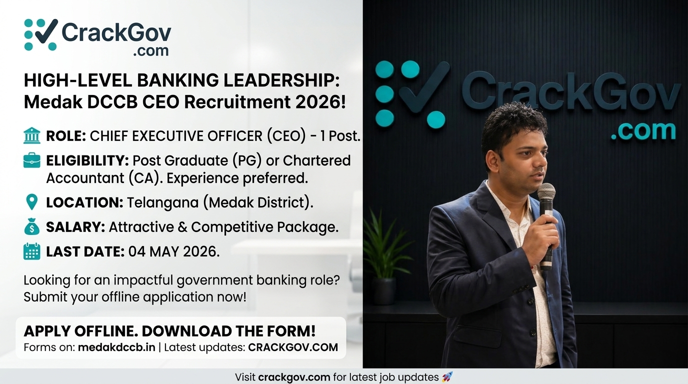 Medak DCCB CEO Recruitment 2026