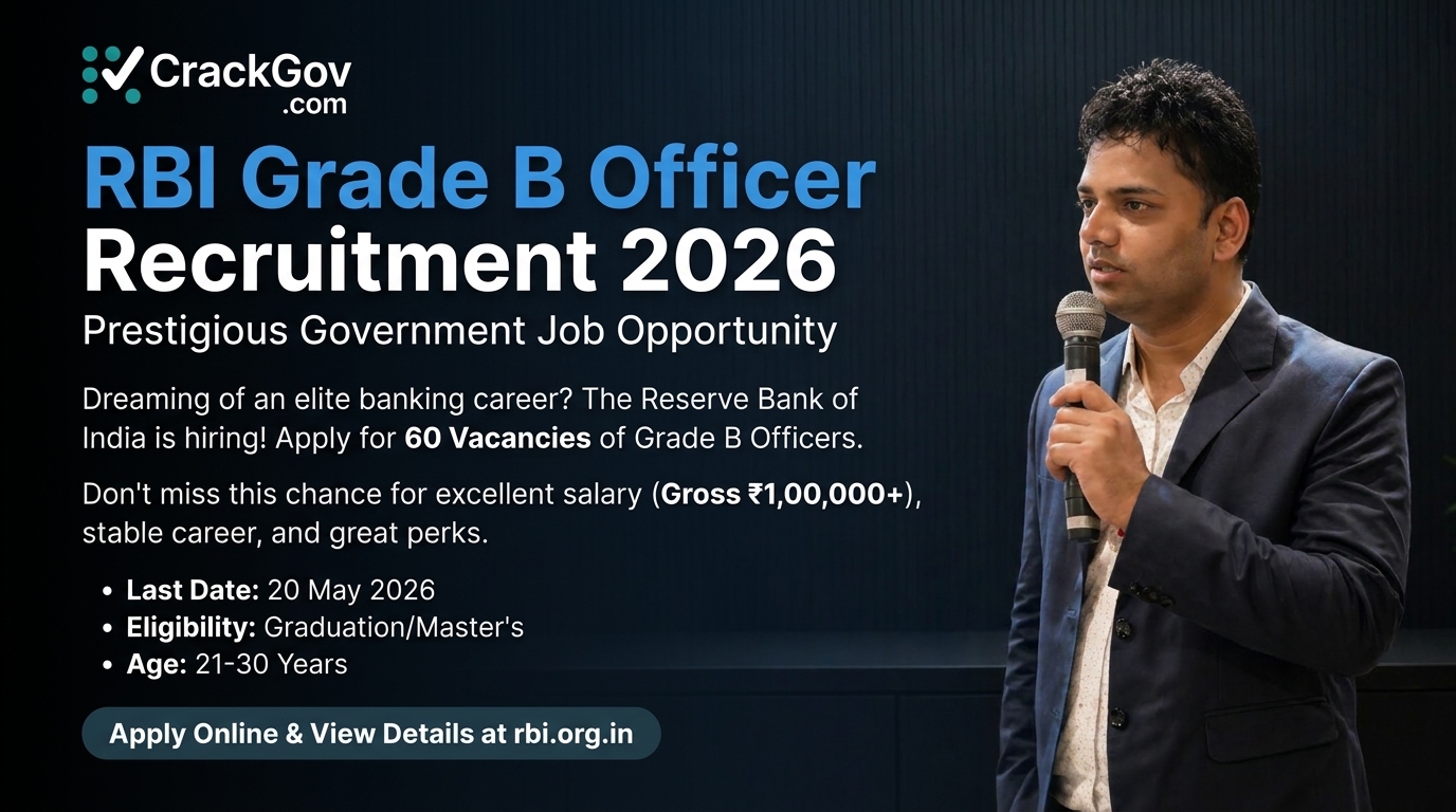 RBI Grade B Officer Recruitment 2026