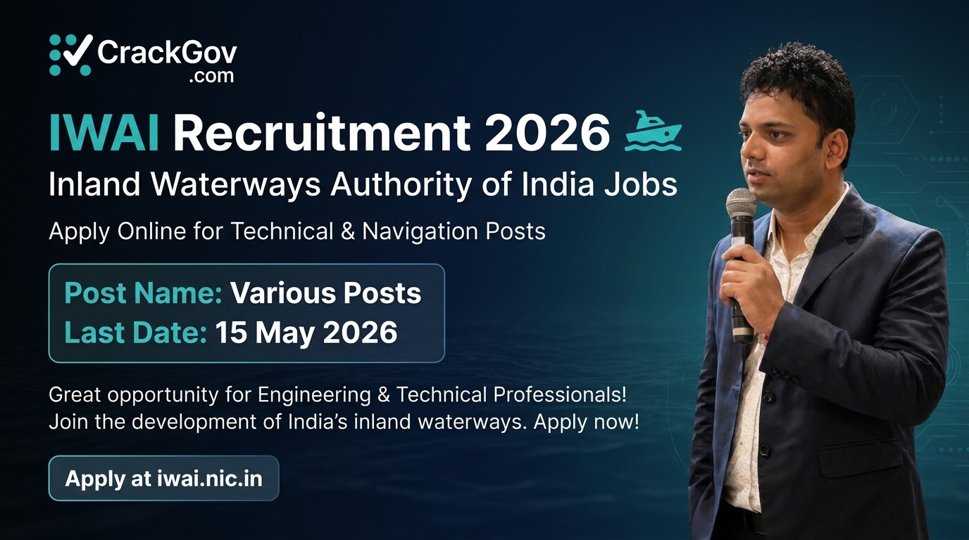 IWAI Recruitment 2026 for Technical & Navigation Officer Posts