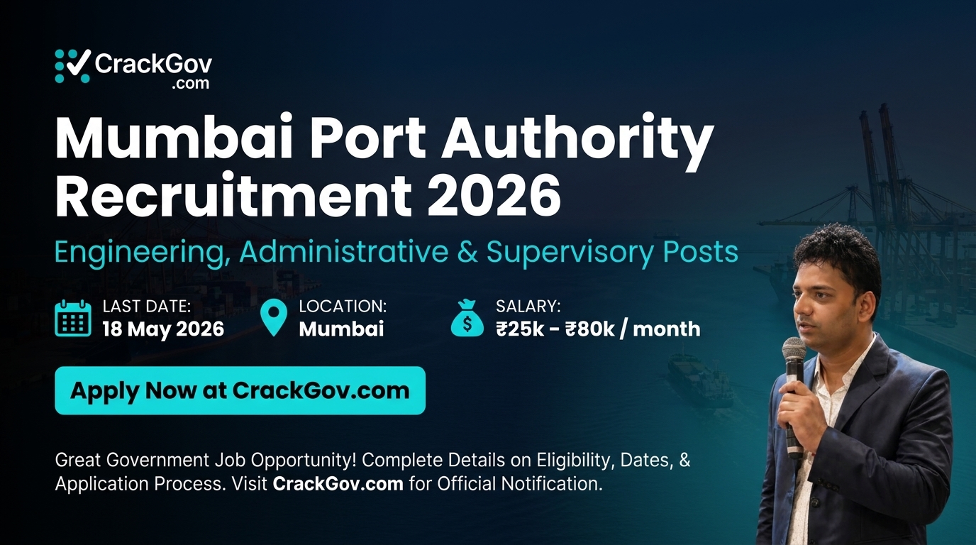 Mumbai Port Authority Recruitment 2026 Apply for Various Posts