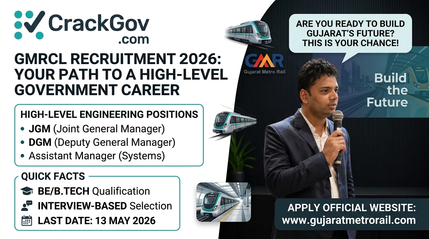 GMRCL JGM, DGM & Assistant Manager (Systems) Recruitment 2026