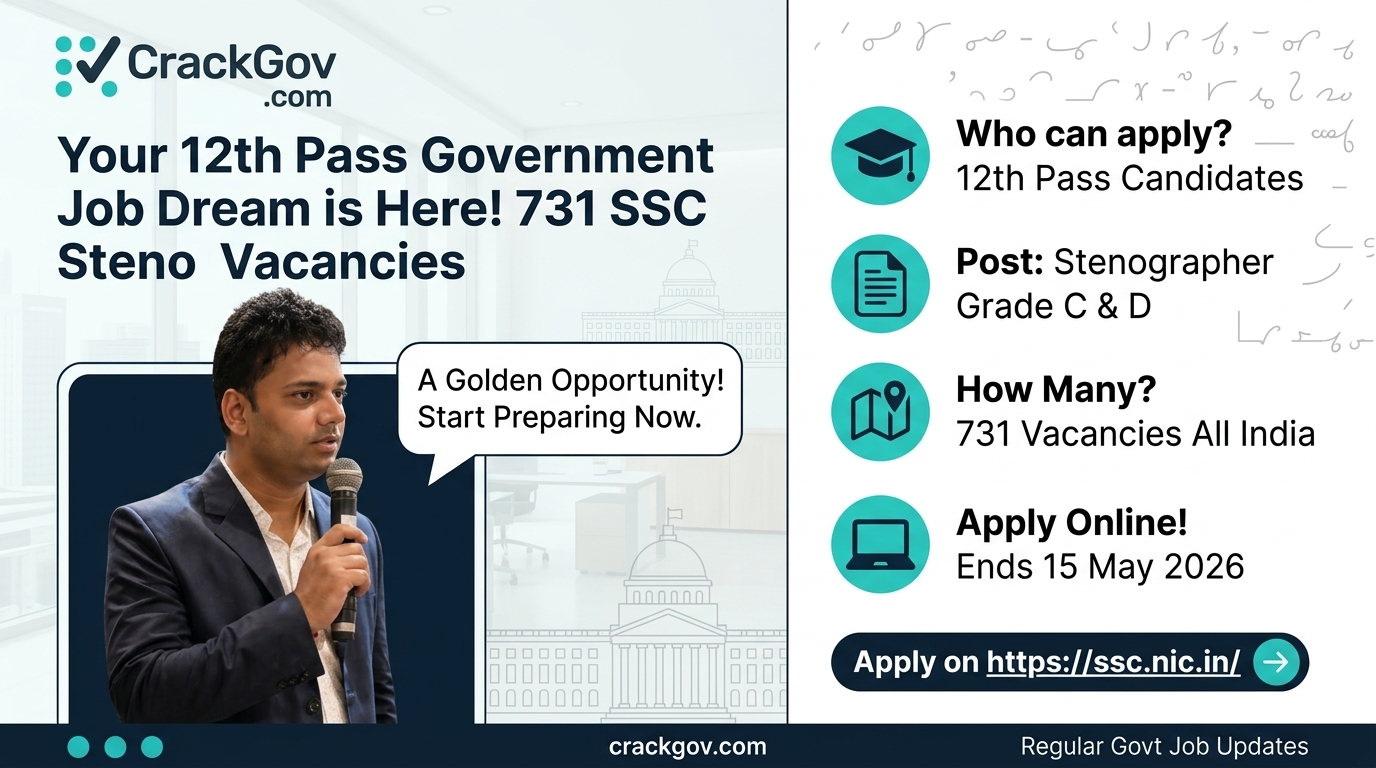 SSC Stenographer Grade C & D Recruitment 2026