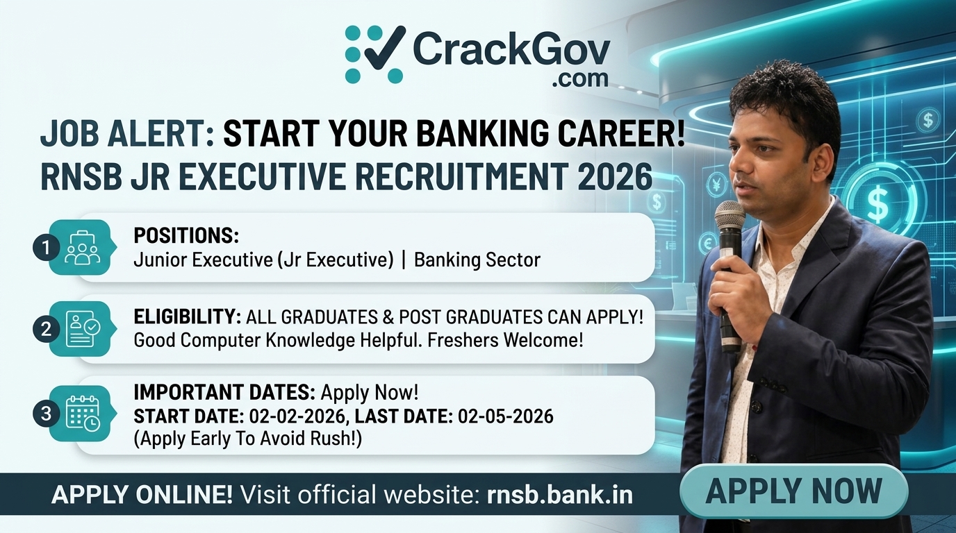 RNSB Jr Executive Recruitment 2026