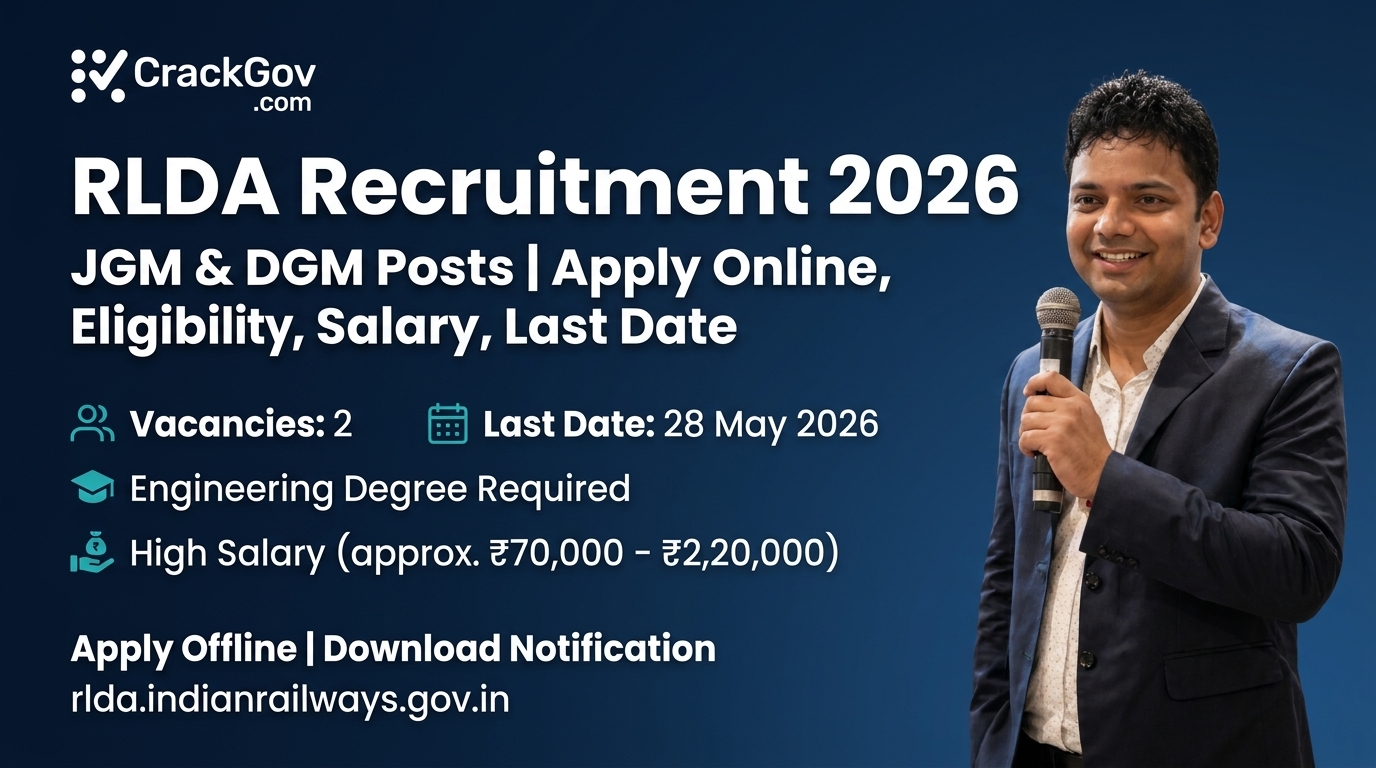 RLDA JGM & DGM Recruitment 2026
