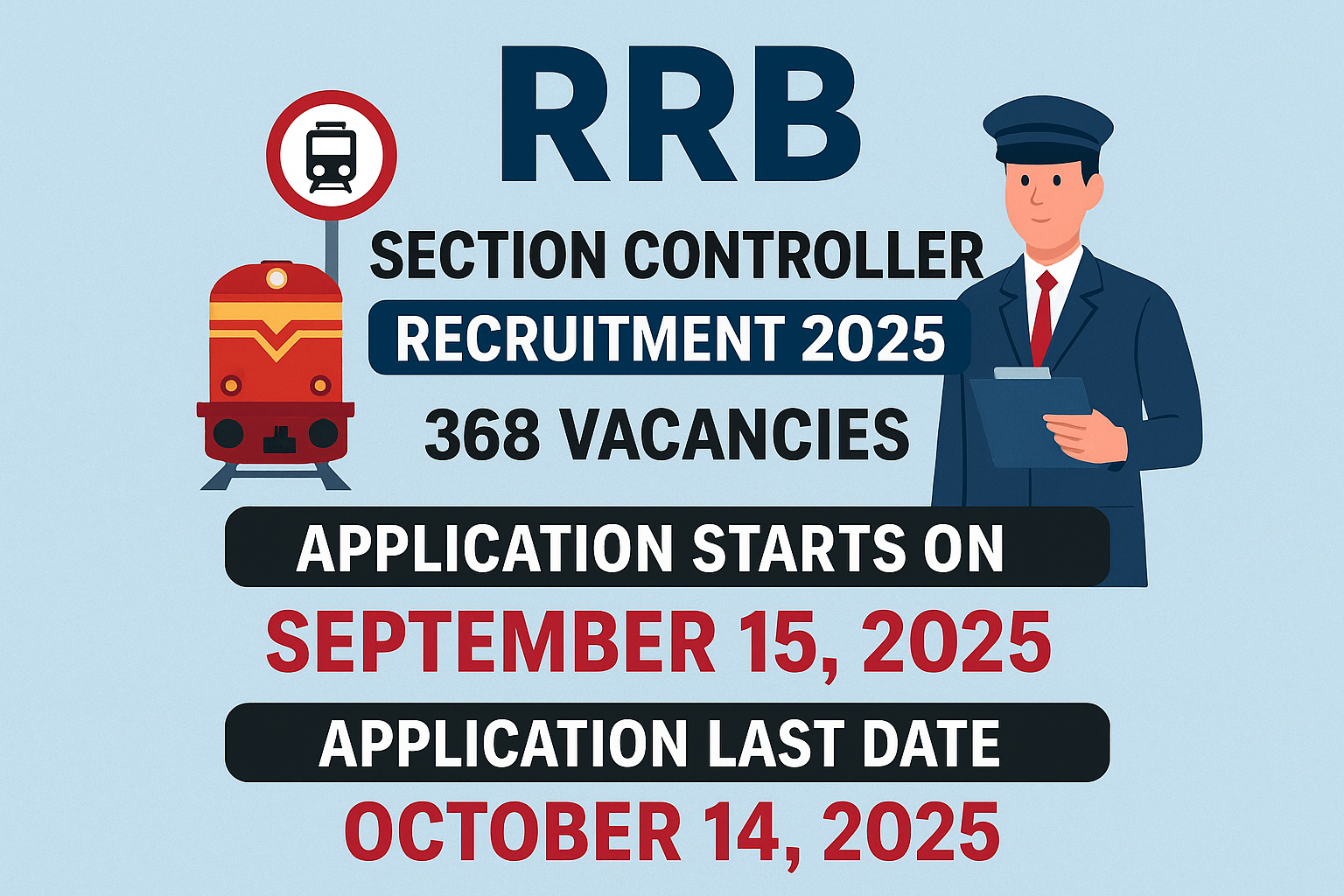 RRB Section Controller Recruitment 2025: Notification, Vacancies, Eligibility, Exam Dates & Apply Online