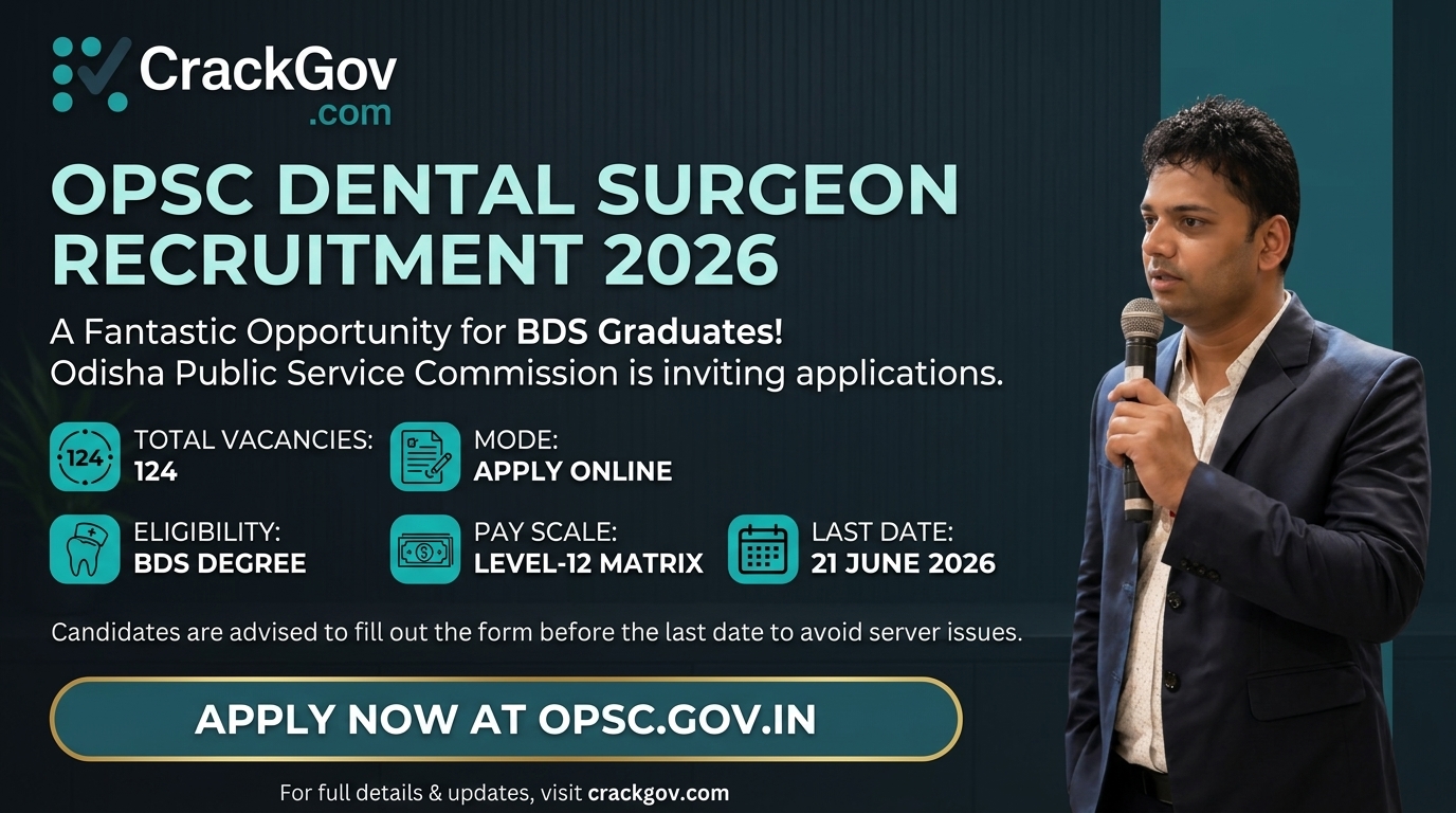 OPSC Dental Surgeon Recruitment 2026