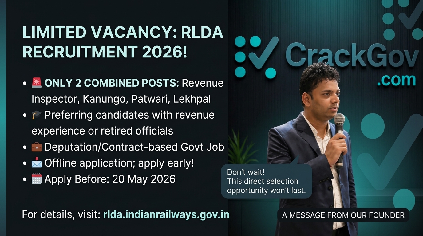 RLDA Recruitment 2026 for Revenue Inspector, Kanugo, Patwari & Lekhpal Posts