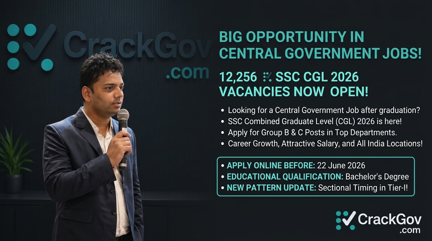 SSC CGL Recruitment 2026 Apply Online for 12,256 Group B & Group C Posts